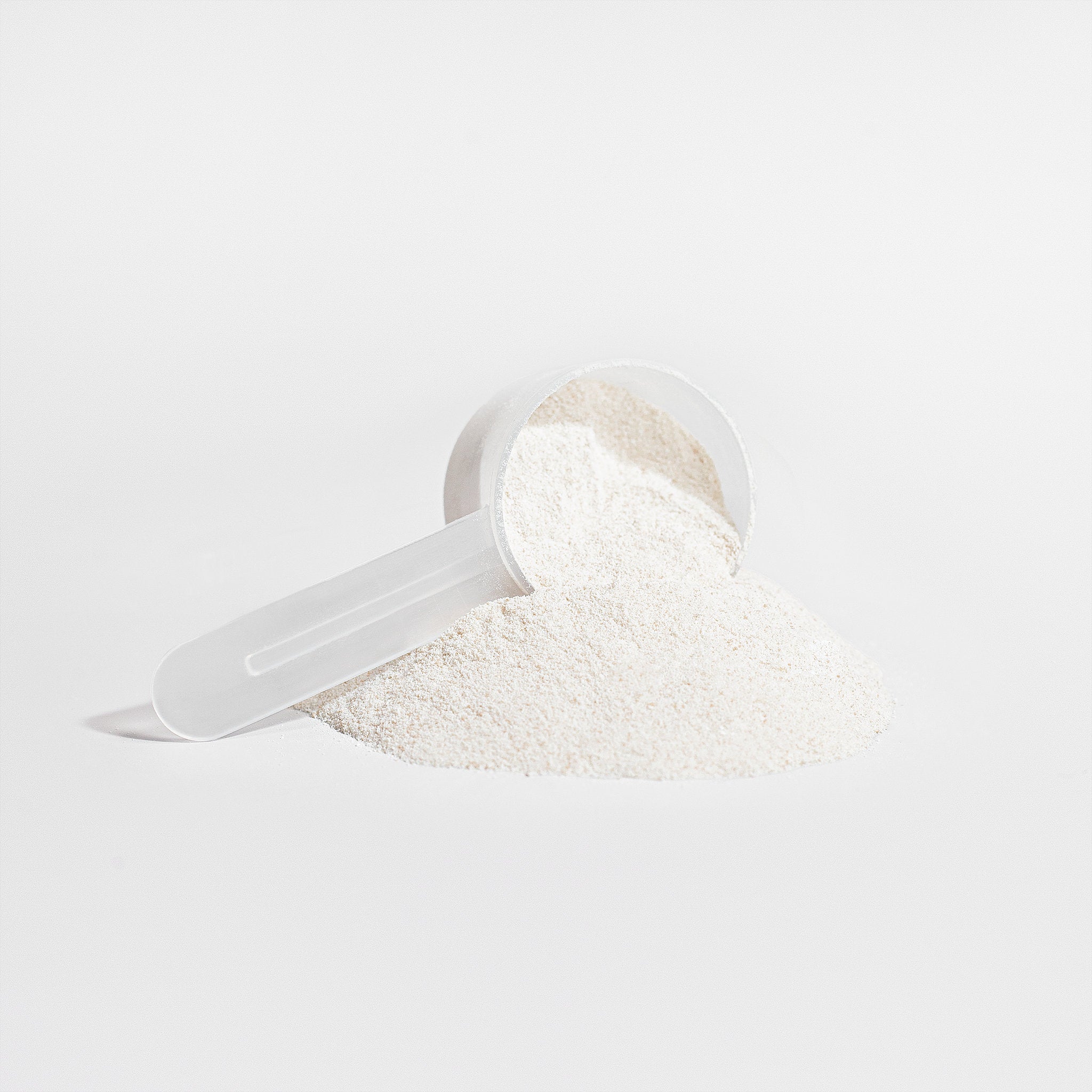Halea Life Hydrolyzed Collagen Powder detail view showing scoop and powder texture