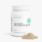 Halea Life Vanilla Plant-Based Protein Powder supplement facts showing 20g protein per serving