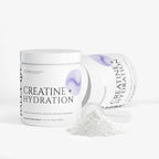 Halea Life Performance Creatine Plus Electrolytes back label with directions for training and hydration support