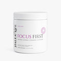 Halea Life Focus First Sour Gummy front label for mental clarity concentration and nootropic energy support