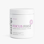 Halea Life Focus First Sour Gummy front label for mental clarity concentration and nootropic energy support