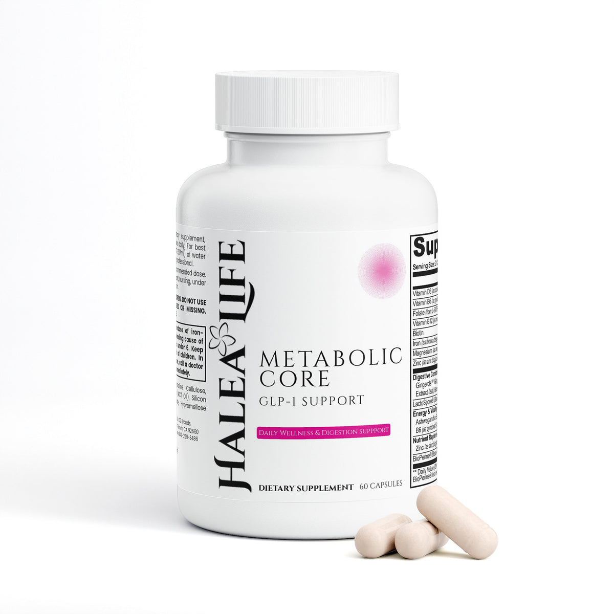 Metabolic Core GLP-1 Lifestyle Support for Women