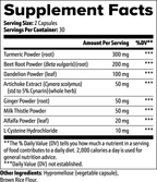 Halea Life Nutrition Halea Life Liver Support - Turmeric, Beetroot, and Milk Thistle Formula