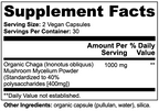 Organic Chaga Mushroom Capsules