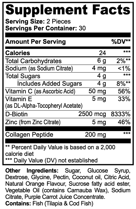 Collagen + Biotin Gummies
