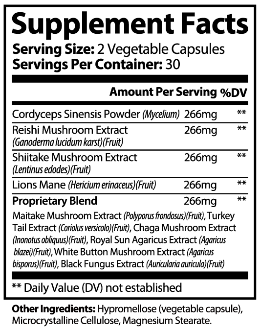 Daily 10x Organic Mushroom Wellness