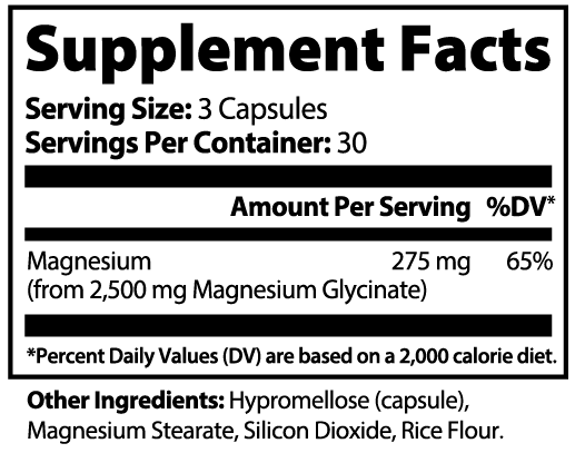 Highly Bioavailable Magnesium Glycinate
