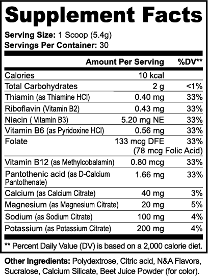 Hydration Electrolyte B-Complex – Lychee