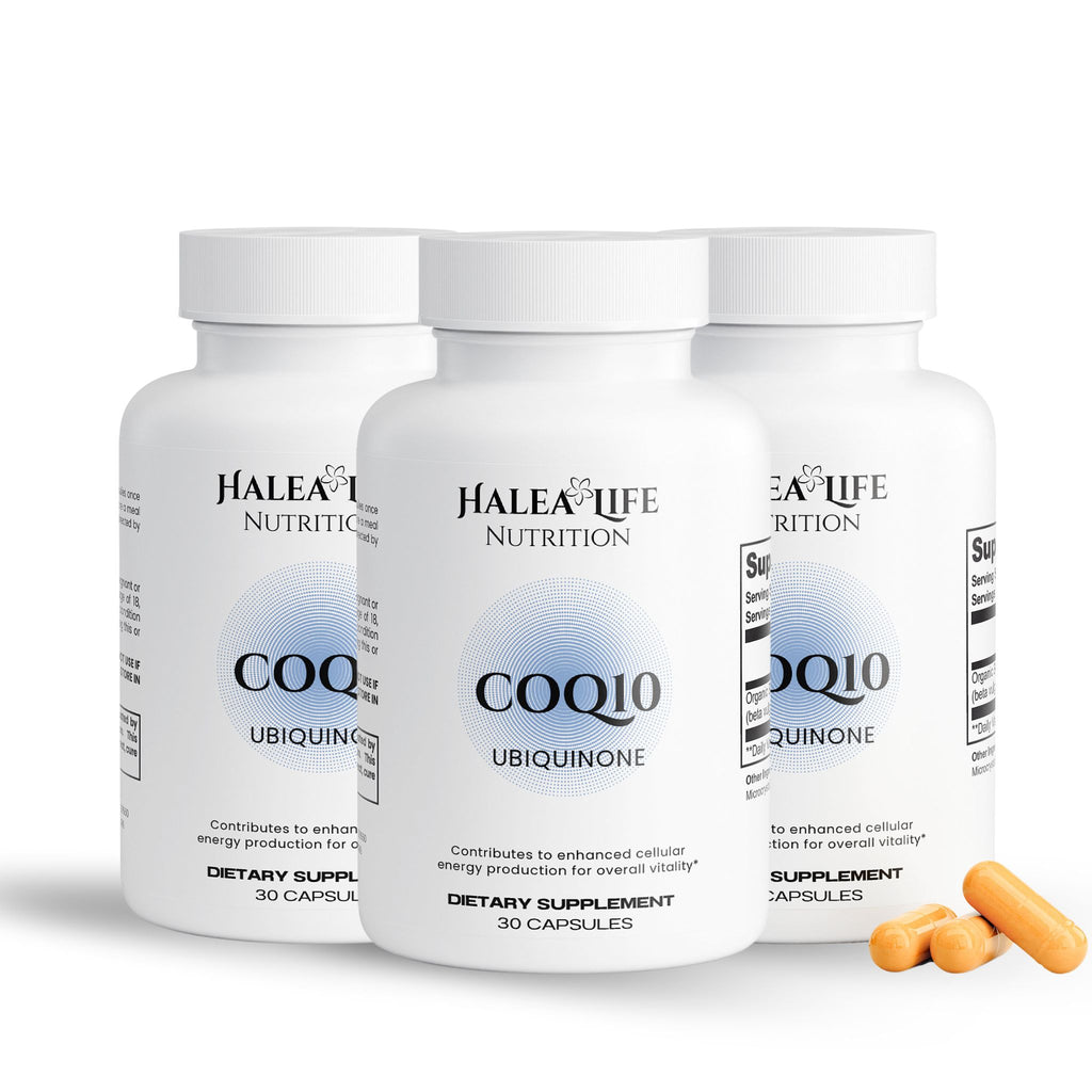 CoQ10 Ubiquinone Capsules 200mg 3 Pack