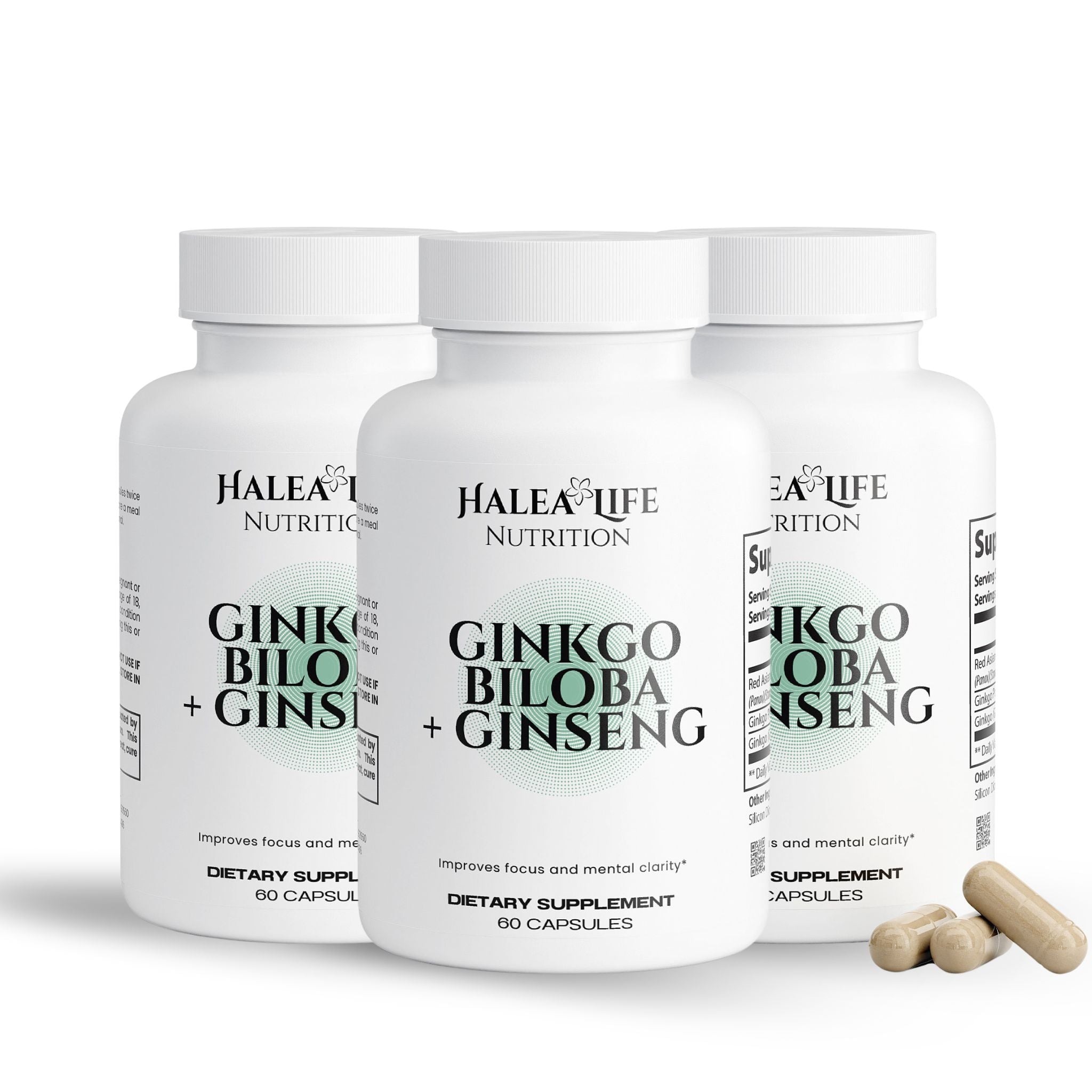 Ginseng + Ginkgo Biloba 3 Pack