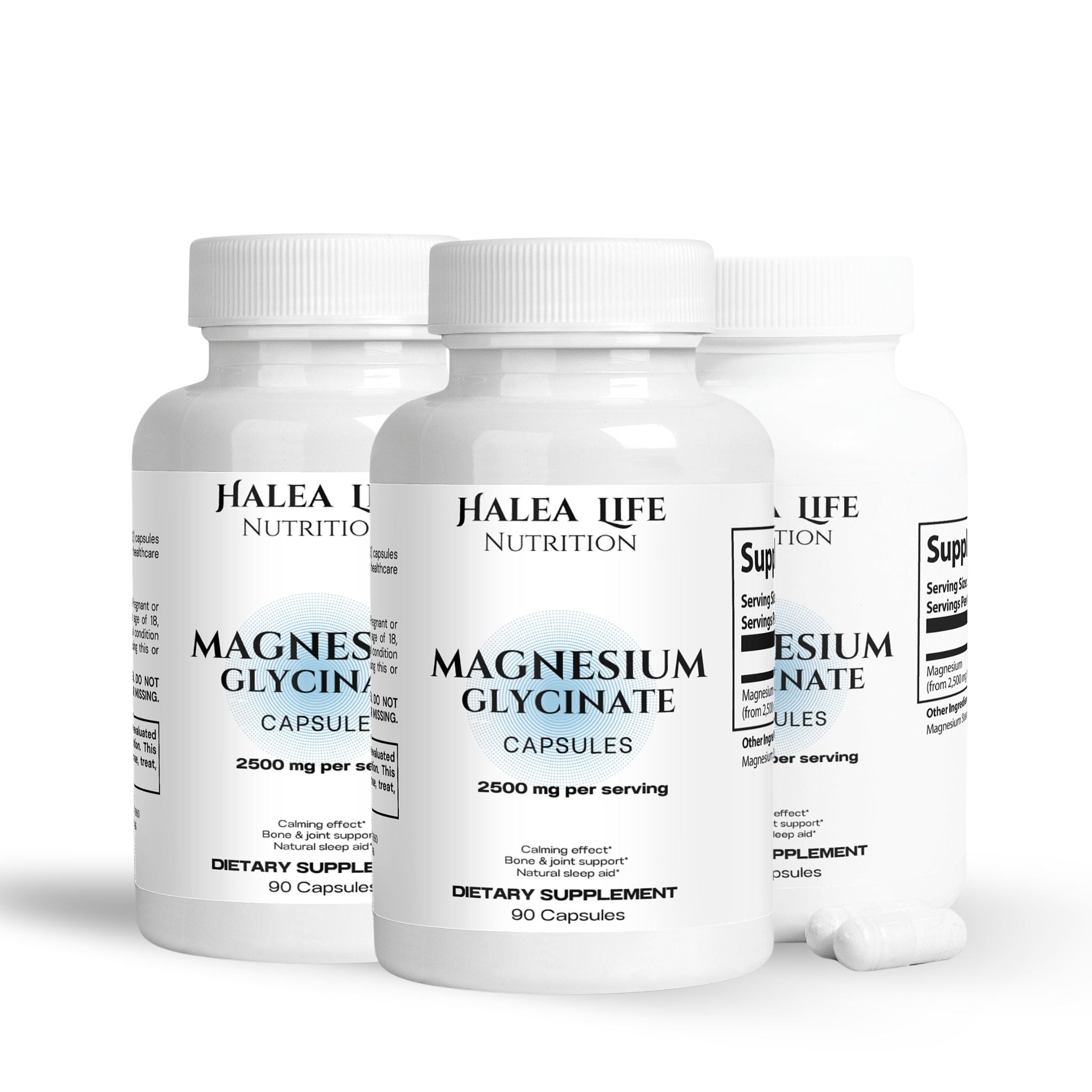 Highly Bioavailable Magnesium Glycinate 3 Pack