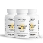 Vitamin D3 & K2 Capsules with BioPerine® 3 Pack
