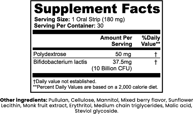 Gut + Metabolism Oral Strips