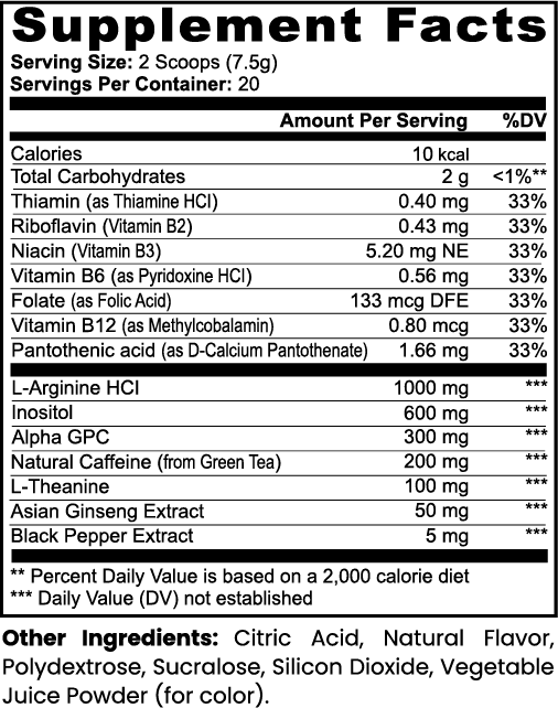 Focus First – Sour Grape Flavor | Cognitive Focus & Energy Formula