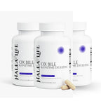 Halea Life Ox Bile Enzyme Digestive Complex 3-Pack 90-Day Supply three bottles bile support