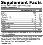 Halea Life Vanilla Whey Protein Blend Powder container with scoop for daily muscle maintenance support