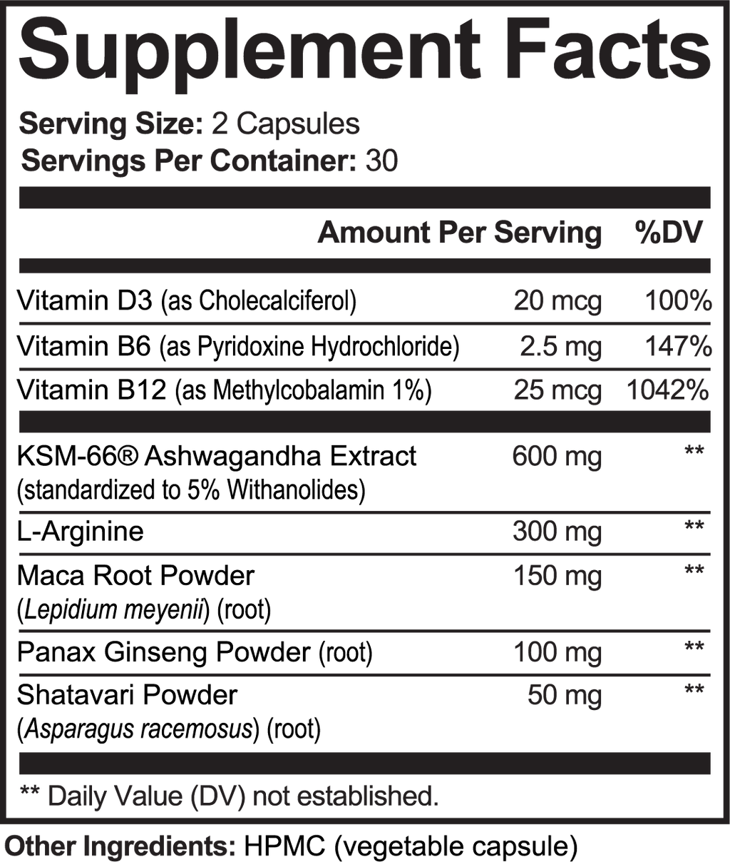 Halea Life KSM-66 Ashwagandha Plus product bottle image maca ginseng shatavari