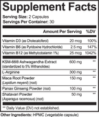 Halea Life KSM-66 Ashwagandha Plus product bottle image maca ginseng shatavari