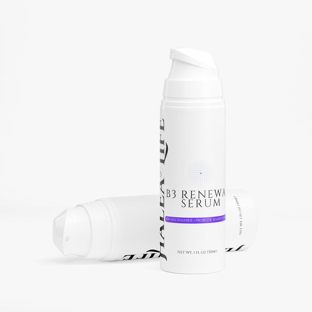 Halea Life B3 Niacinamide Serum with probiotic bamboo ferment for microbiome-balanced skin