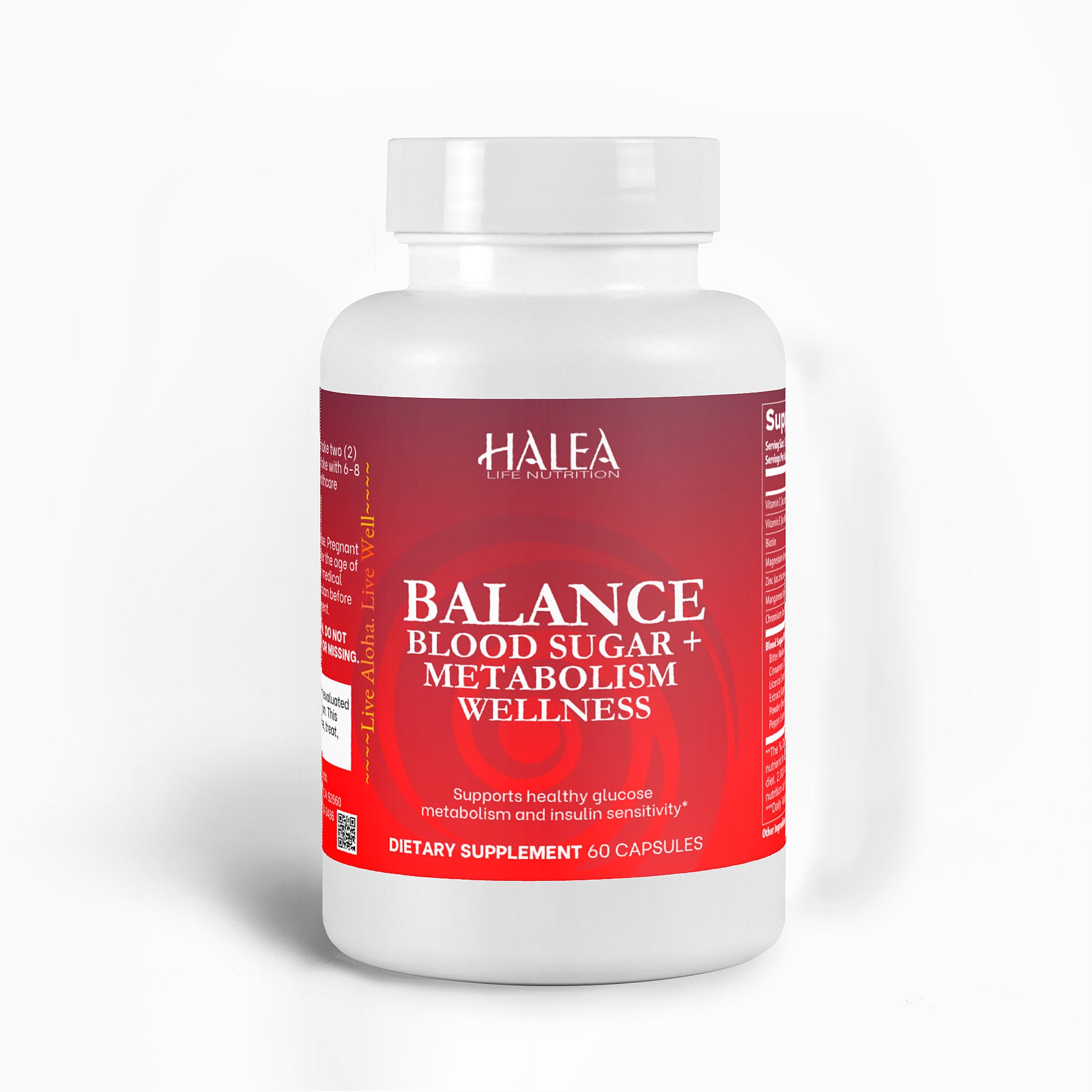 Halea Life Nutrition Blood Sugar + Metabolism  Capsules