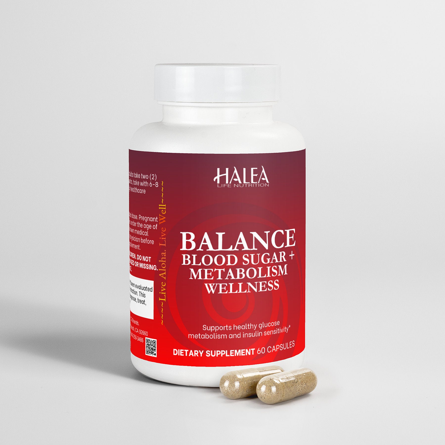 Halea Life Nutrition Blood Sugar + Metabolism  Capsules
