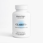Halea Life Nutrition Clarity+ supplement bottle on a white background