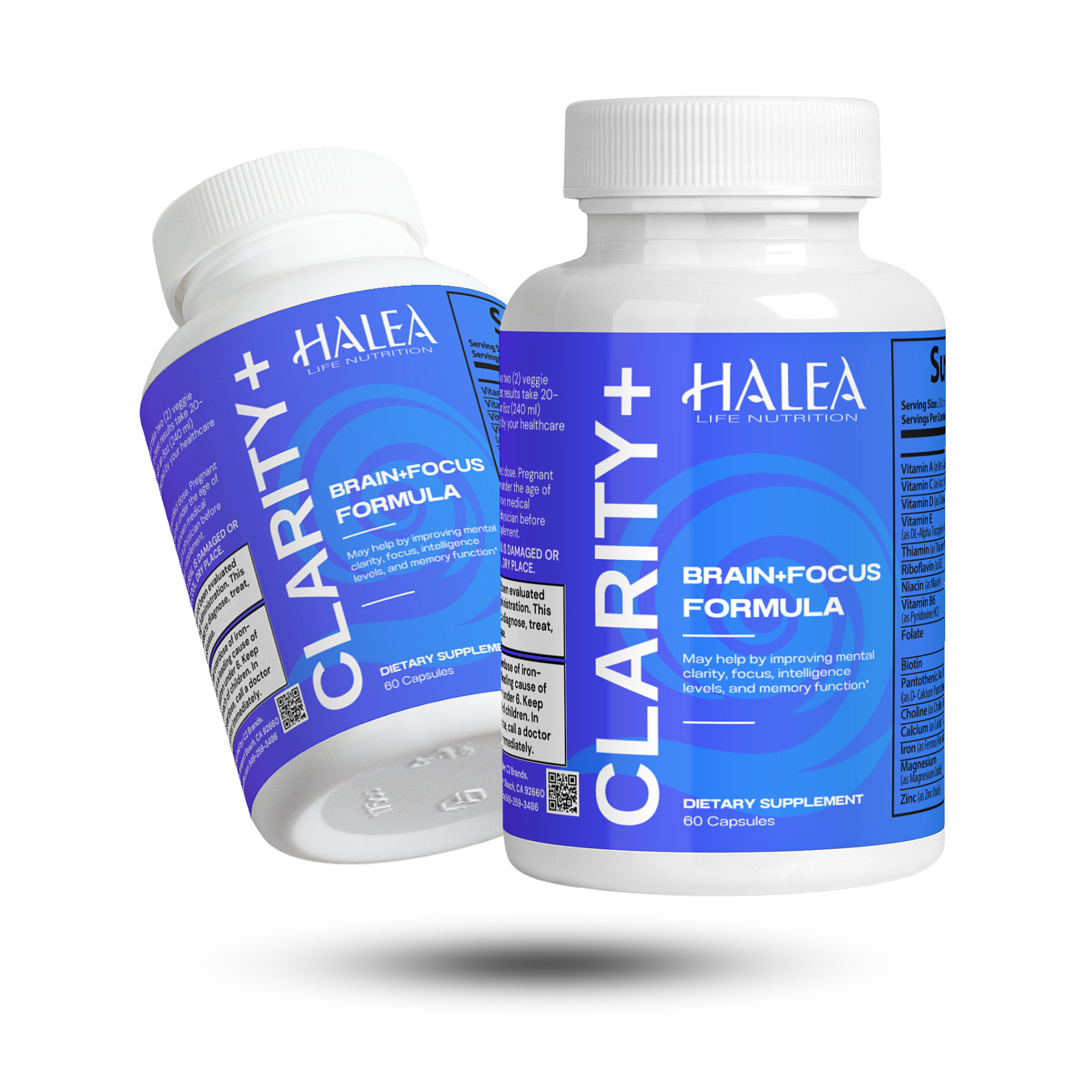 Halea Life Nutrition Clarity: Brain & Focus Formula