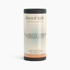 Halea Life Clarity Brew mushroom infused instant coffee canister on a white background