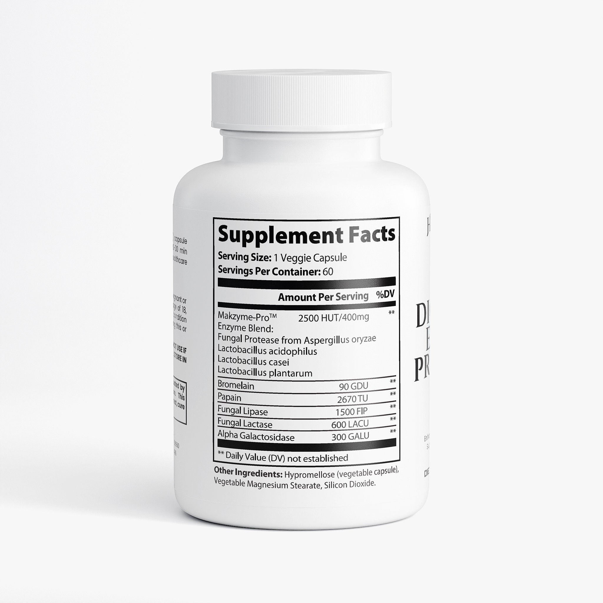 Digestive Enzyme+ with Probiotics, Bromelain & Papain