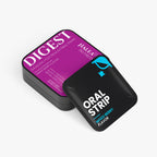 Haleys Nutrileaf Digestive Oral Strip packaging on a white background
