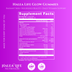 Halea Life Nutrition Halea Life Glow Gummies – With Biotin, Vitamins A, C, D & E for Natural Beauty