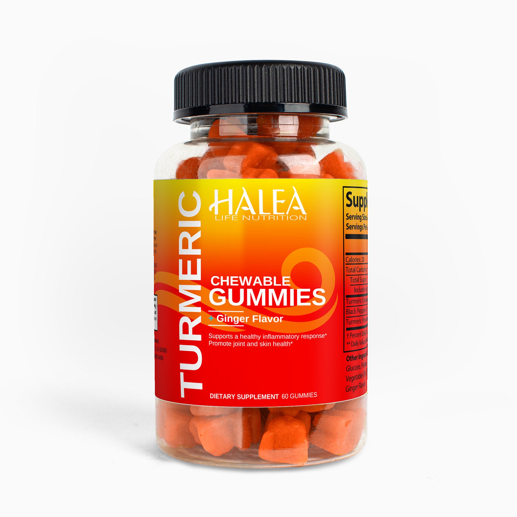 Halea Life Nutrition Turmeric & Ginger Gummies