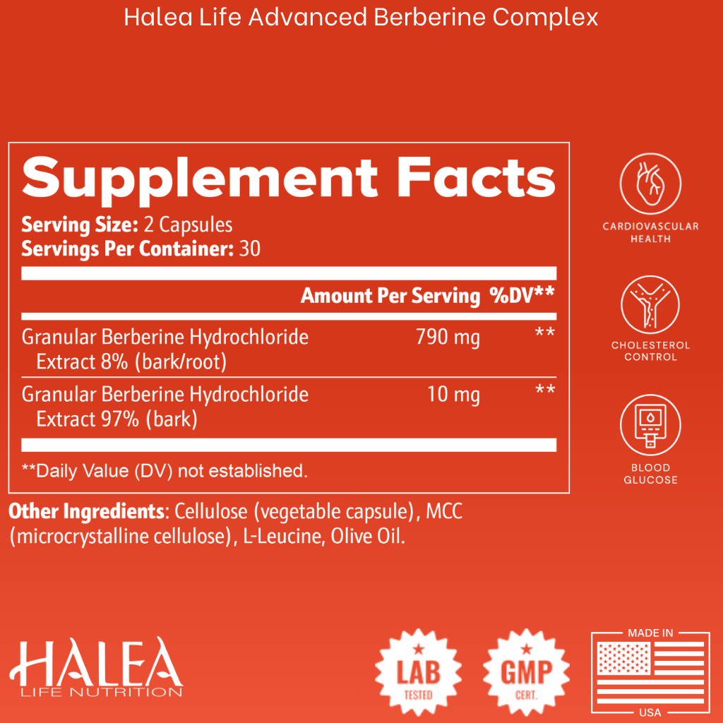 Halea Life advanced Berberine supplement