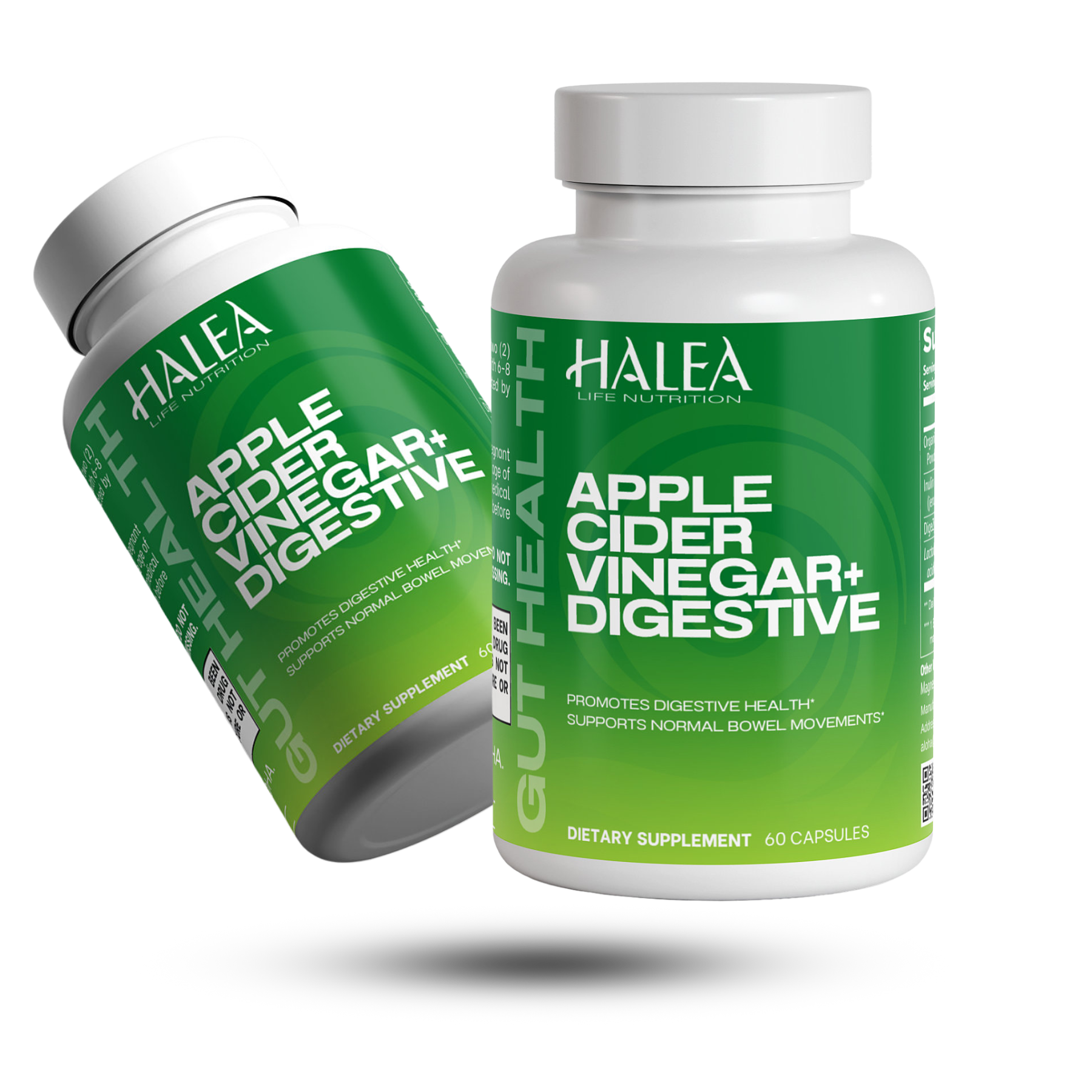 Halea Life Nutrition Apple Cider Vinegar+ with Probiotics, Inulin & DigeZyme®