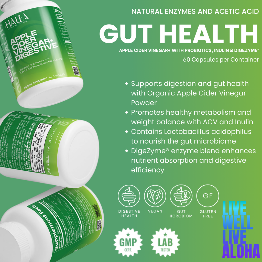 Apple Cider Vinegar+ with Probiotics, Inulin & DigeZyme®