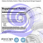 Daily Colon+ Fiber, Enzymes & Ginger Support