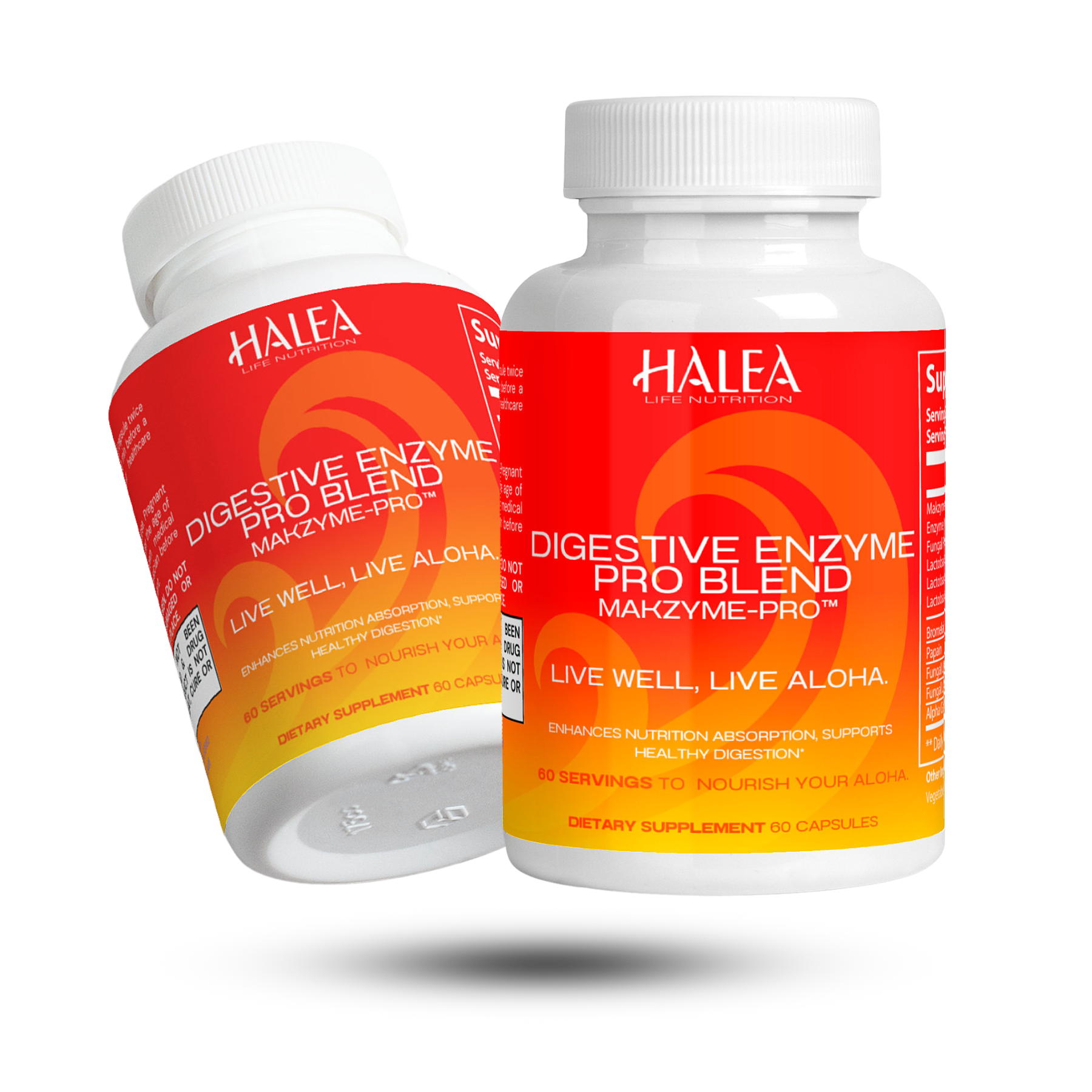 Halea Life Nutrition Digestive Enzyme+ with Probiotics, Bromelain & Papain