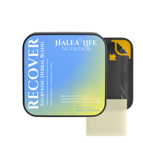 Halea Life Herbal Recovery Strips with Turmeric Grape Seed and Liver Support for after-drinking recovery
