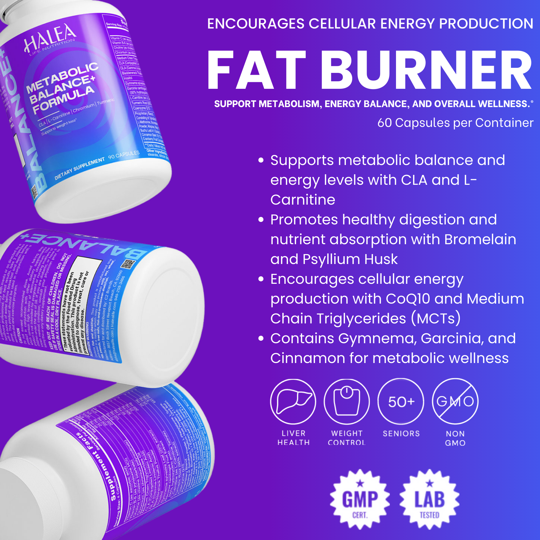 Halea Life Nutrition Metabolic Balance+ Capsules