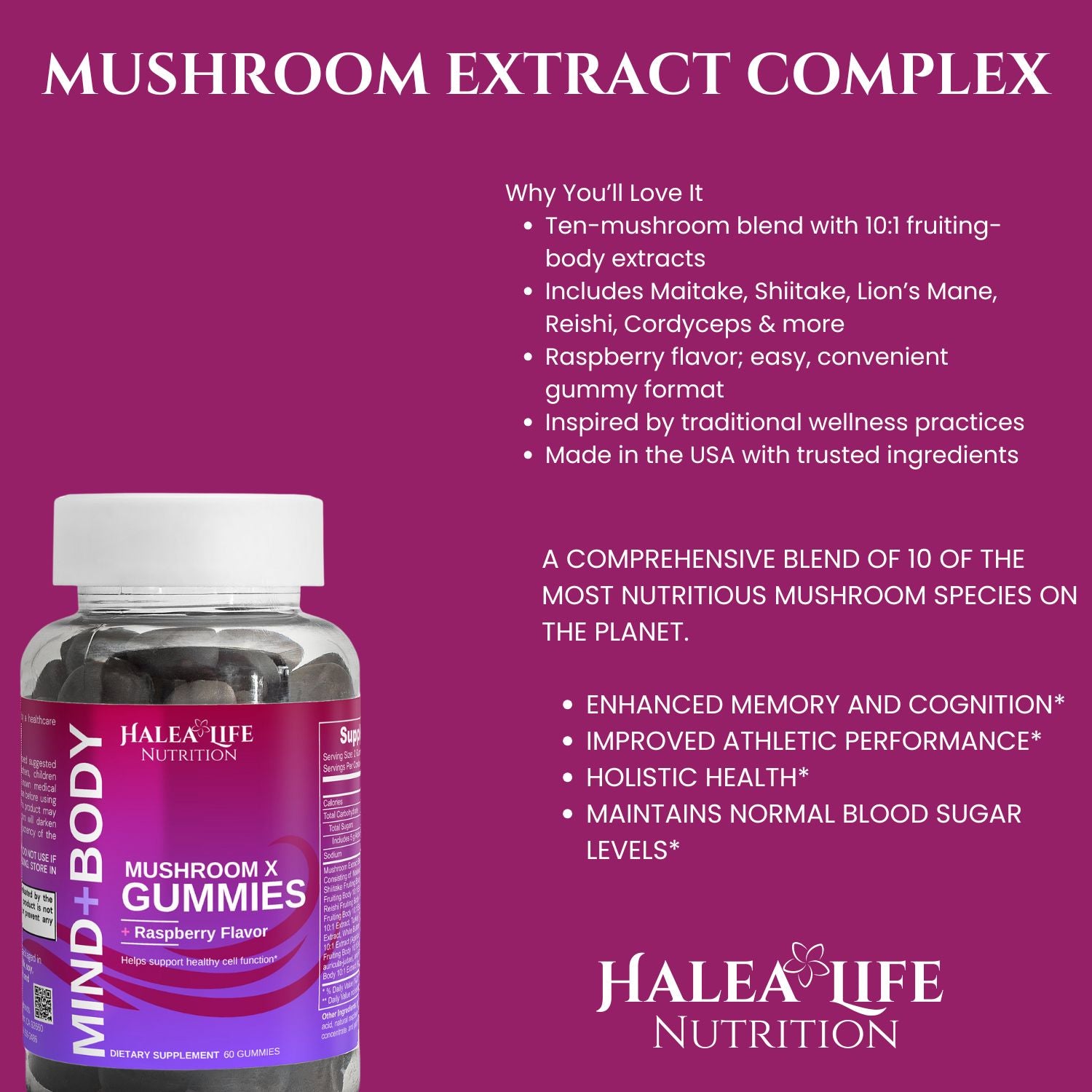 Mushroom Complex Gummies