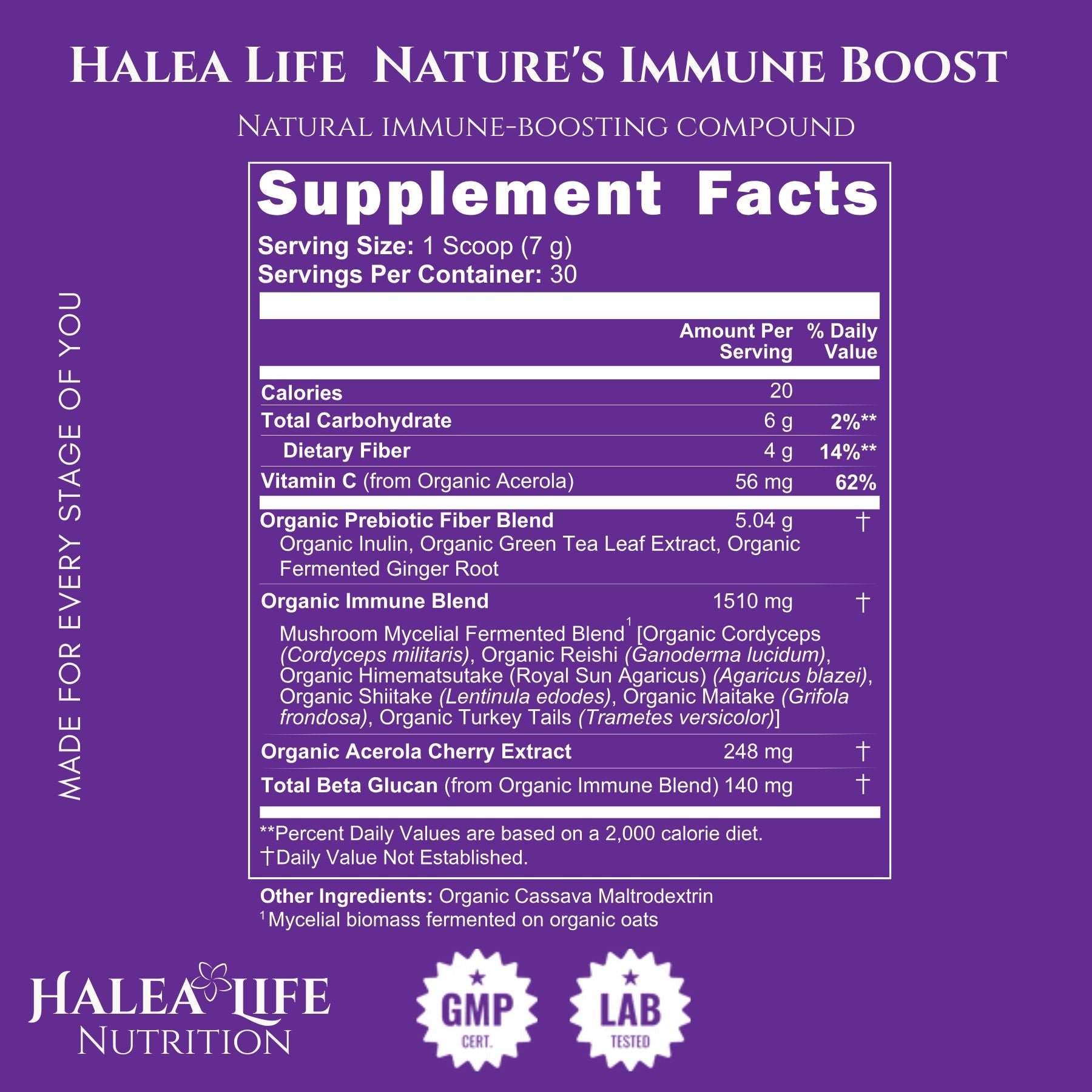 Balance+ Prebiotic & Mushroom Blend