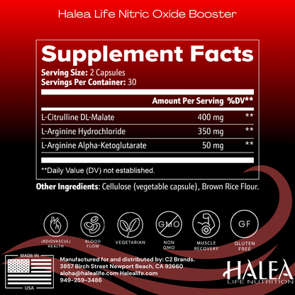 Halea Life Nutrition Nitric Oxide Booster