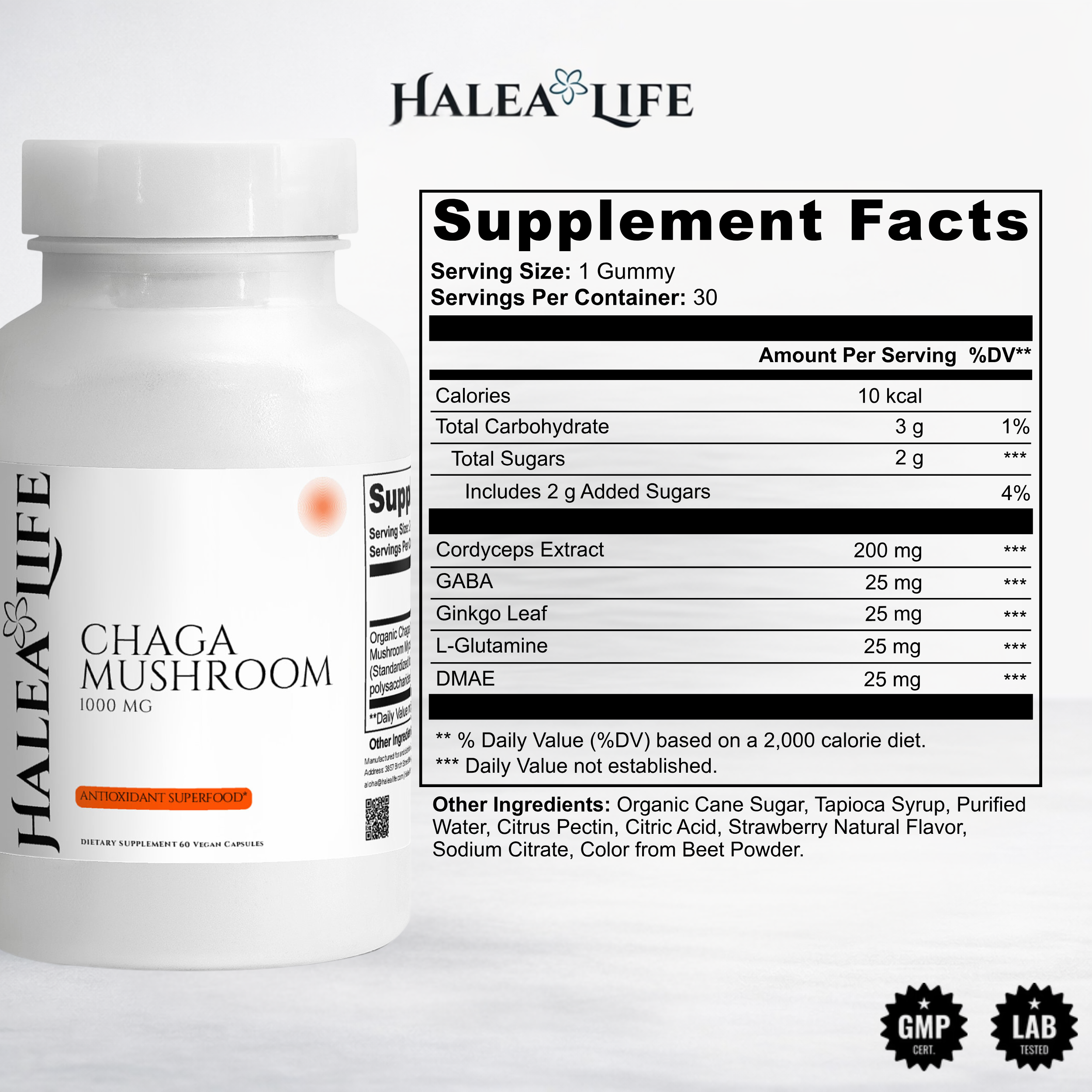 Organic Chaga Mushroom Capsules