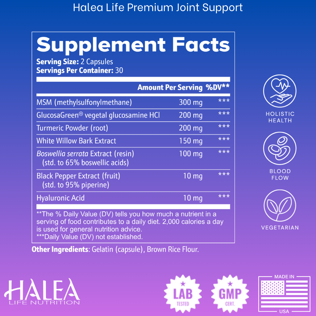 Halea Life Nutrition Halea Life Joint Comfort+ Capsules