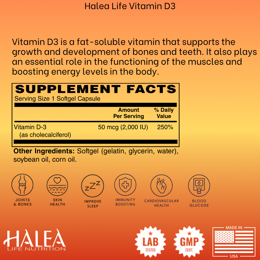 Vitamin D3 2,000 IU