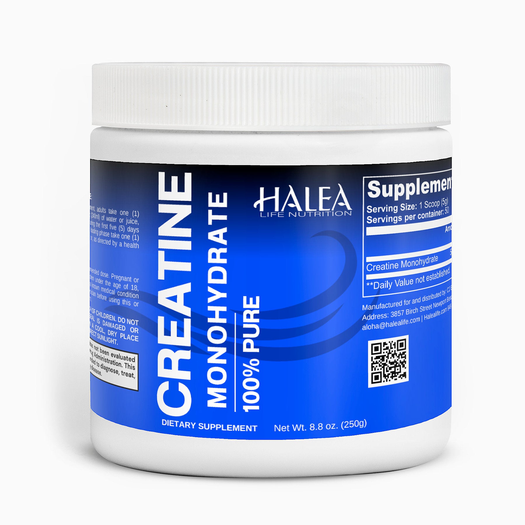 Halea Life Nutrition 100% Pure Creatine Monohydrate