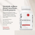 Halea Life Berberine HCl 800mg Capsules bottle detail with dual-standardization formula label