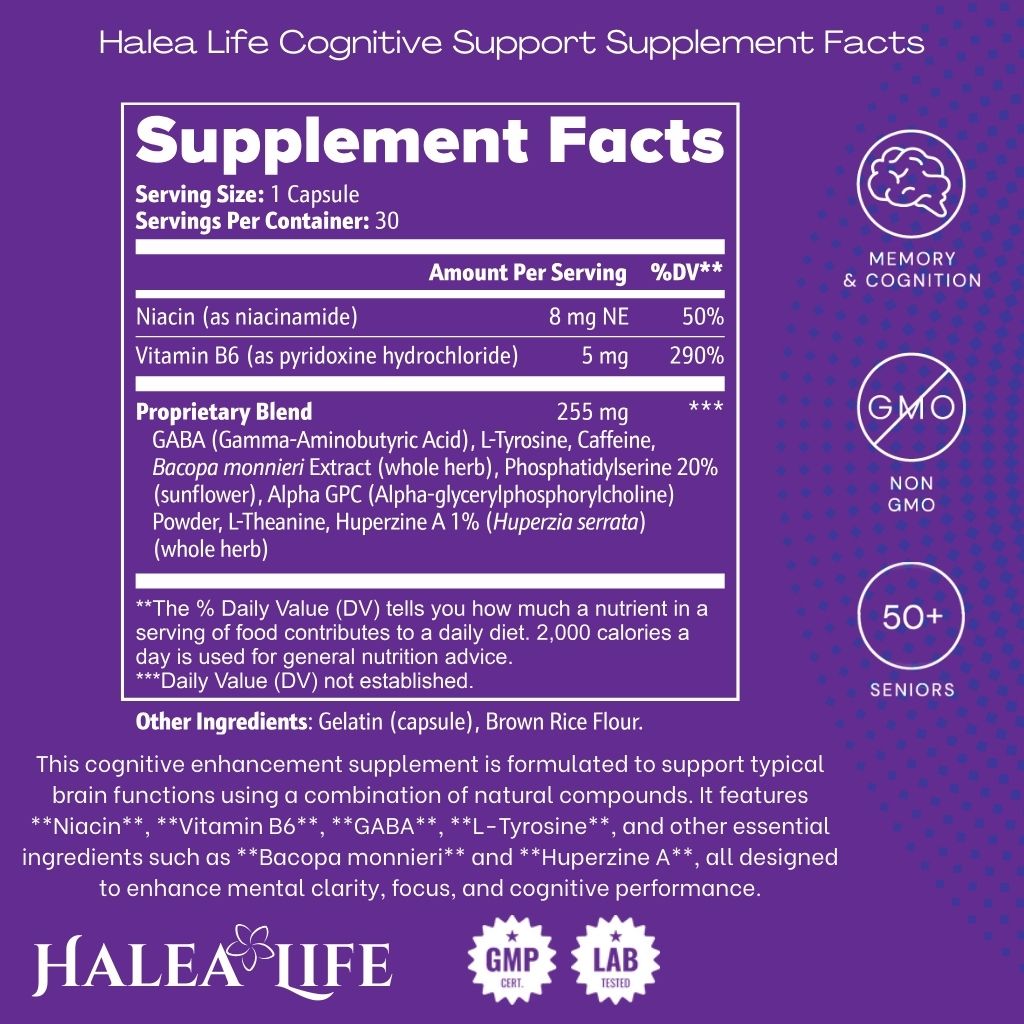 Pure Focus Cognitive Support Capsules