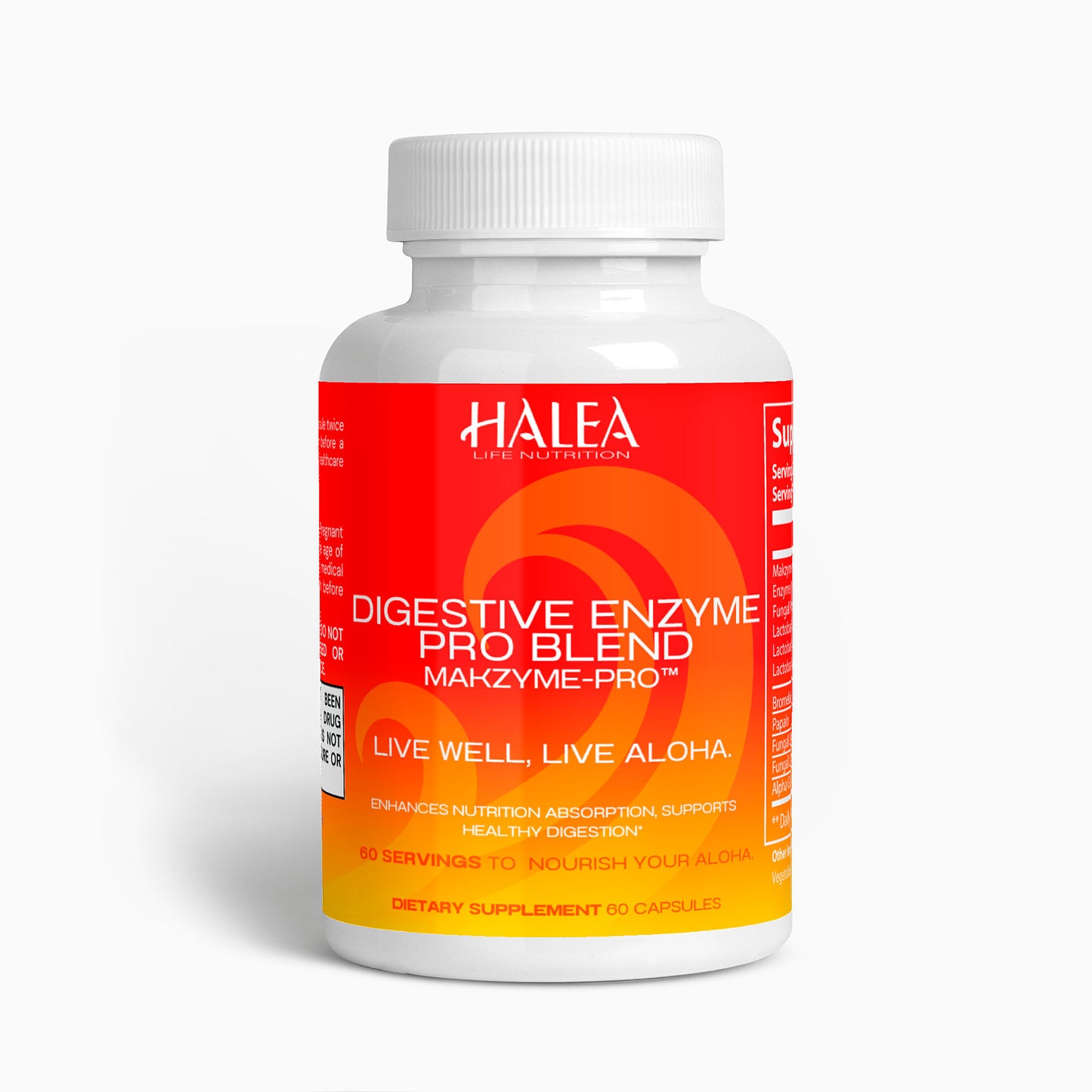 Halea Life Nutrition Digestive Enzyme+ with Probiotics, Bromelain & Papain