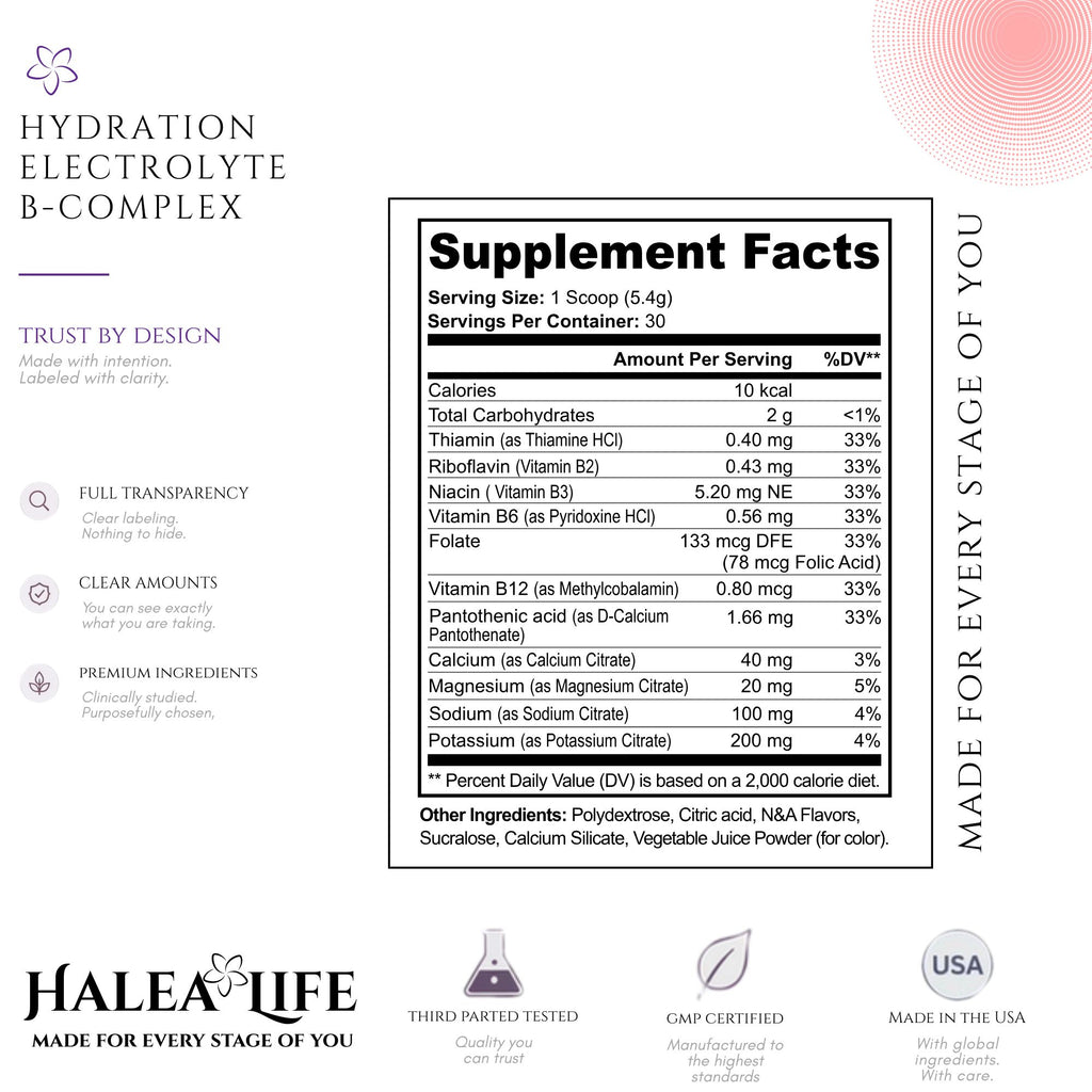 Hydration Electrolyte B-Complex Lychee